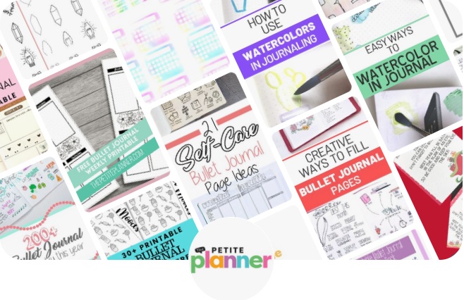 The Petit Planner - bullet journal su Pinterest