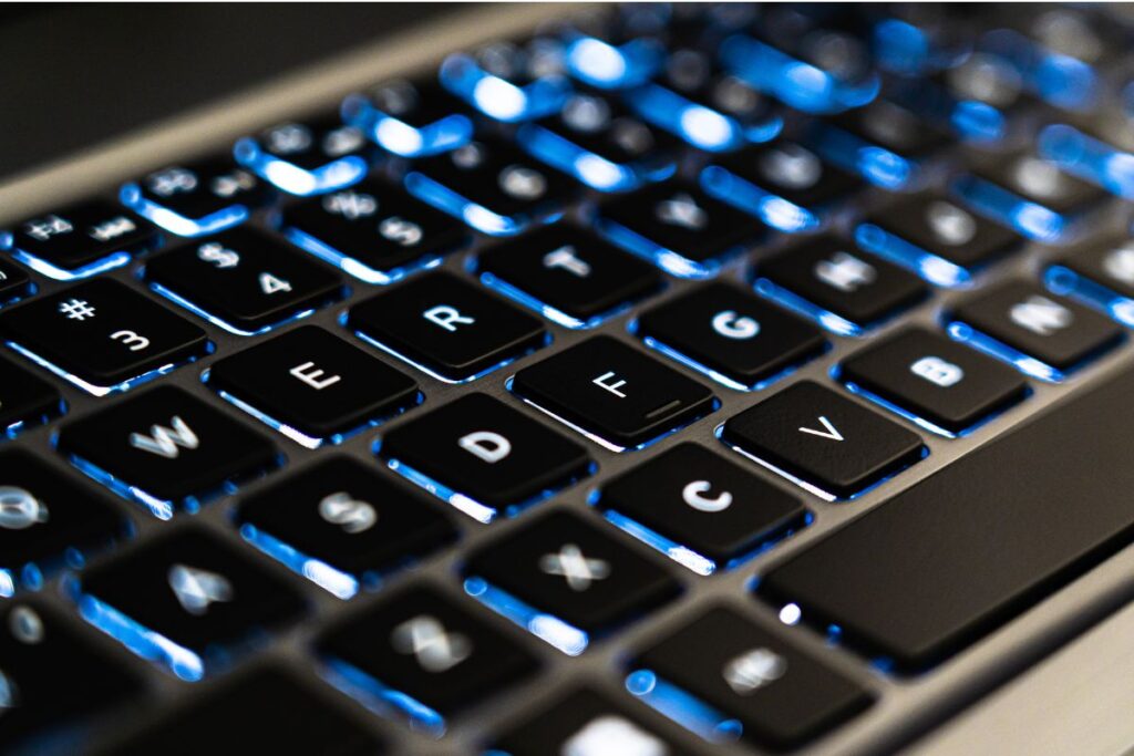 La tastiera del computer